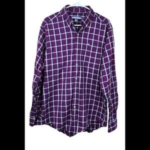 Southern Tide‎ Multicolor Check Classic Fit Long Sleeve Button Down Shirt Large